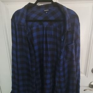 Torrid flannel button up